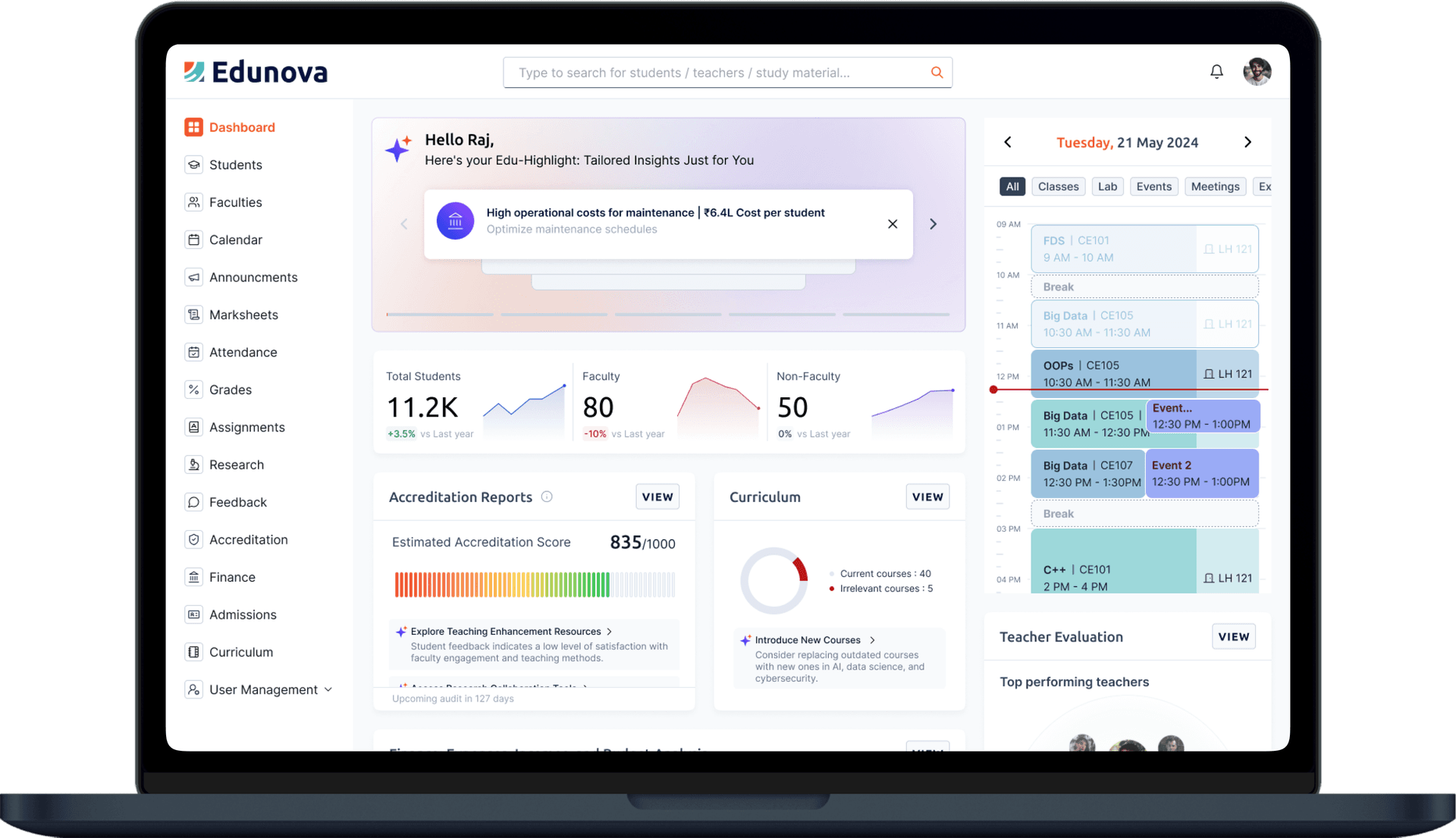 Dashboard preview